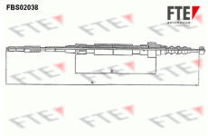 Tazne lanko, parkovaci brzda FTE FBS02038