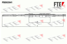 Tazne lanko, parkovaci brzda FTE FBS02041