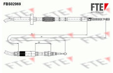 Tazne lanko, parkovaci brzda FTE FBS02069