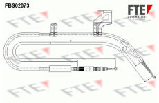 Tazne lanko, parkovaci brzda FTE FBS02073