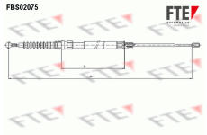 Tazne lanko, parkovaci brzda FTE FBS02075