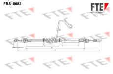 Tažné lanko, parkovací brzda FTE 9250373