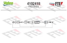 Tazne lanko, ovladani spojky FTE 4102418