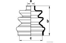 Sada měchů, hnací hřídel HERTH+BUSS JAKOPARTS J2861026