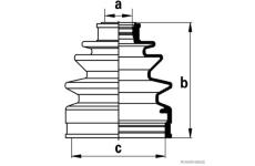 Sada měchů, hnací hřídel HERTH+BUSS JAKOPARTS J2868003
