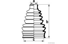 Sada měchů, hnací hřídel HERTH+BUSS JAKOPARTS J2868005