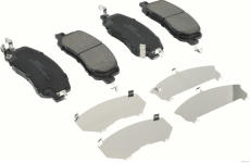 Sada brzdových platničiek kotúčovej brzdy HERTH+BUSS JAKOPARTS J3604071