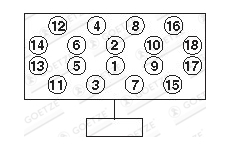 Sada šroubů hlavy válce GOETZE 22-70012B
