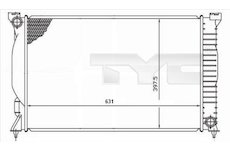 Chladič, chlazení motoru TYC 702-0019