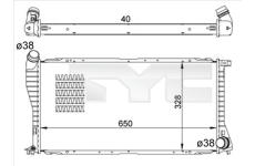 Chladič, chlazení motoru TYC 703-0007