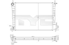 Chladič, chlazení motoru TYC 710-0027