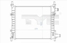 Chladič, chlazení motoru TYC 710-0043