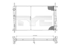 Chladič, chlazení motoru TYC 710-0045