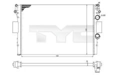 Chladič, chlazení motoru TYC 715-0002-R