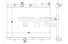 Chladič, chlazení motoru TYC 726-0019-R