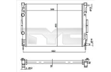 Chladič, chlazení motoru TYC 728-0054