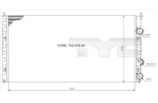 Chladič, chlazení motoru TYC 737-0021