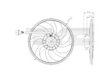 Ventilátor kondenzátora klimatizácie TYC 837-0037