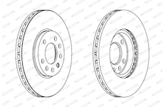Brzdový kotouč FERODO DDF1082