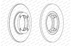 Brzdový kotouč FERODO DDF1098