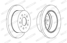 Brzdový kotouč FERODO DDF1144C