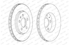 Brzdový kotouč FERODO DDF1154C