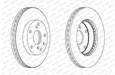 Brzdový kotouč FERODO DDF1192