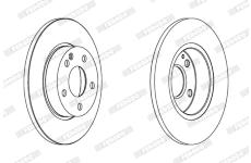 Brzdový kotouč FERODO DDF1219C