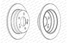 Brzdový kotouč FERODO DDF122