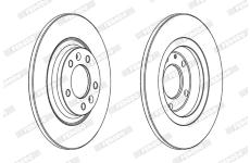 Brzdový kotouč FERODO DDF1275C