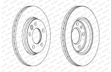 Brzdový kotouč FERODO DDF1286