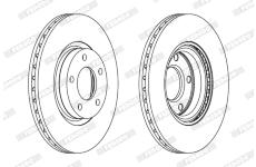 Brzdový kotouč FERODO DDF1312C