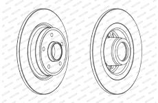 Brzdový kotouč FERODO DDF1364