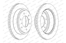 Brzdový kotouč FERODO DDF1385C