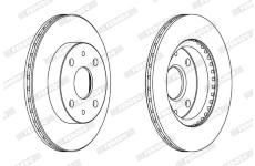 Brzdový kotouč FERODO DDF1394C