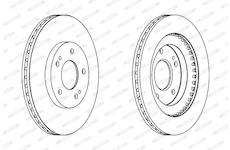 Brzdový kotouč FERODO DDF1399