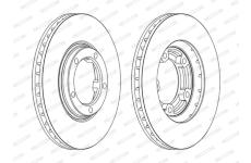 Brzdový kotouč FERODO DDF1404C