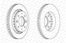 Brzdový kotouč FERODO DDF1418