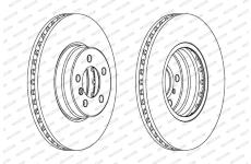 Brzdový kotouč FERODO DDF1436C-1