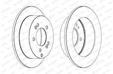 Brzdový kotouč FERODO DDF1447C