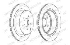 Brzdový kotouč FERODO DDF1506C
