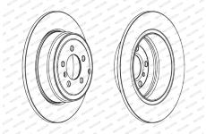 Brzdový kotouč FERODO DDF1518C-1