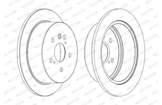 Brzdový kotouč FERODO DDF1545C
