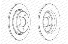 Brzdový kotouč FERODO DDF1546