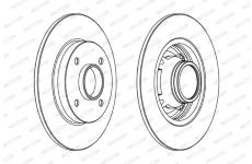 Brzdový kotouč FERODO DDF1564C-1