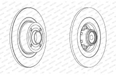 Brzdový kotouč FERODO DDF1570