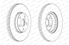 Brzdový kotouč FERODO DDF1575C