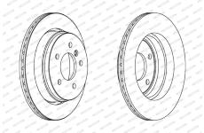 Brzdový kotouč FERODO DDF1581