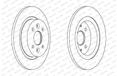 Brzdový kotouč FERODO DDF1600