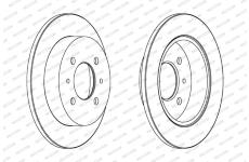Brzdový kotouč FERODO DDF1613